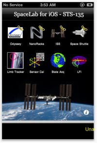 אייפון חלל נאס"א אפליקציה